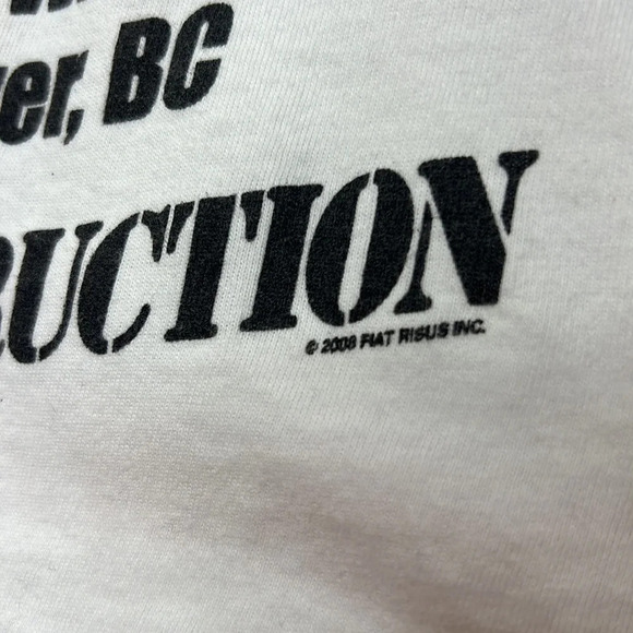 Y2K ROBIN WILLIAMS Weapons of Self Destruction Graphic Promo T Shirt 2008 - Picture 6 of 11